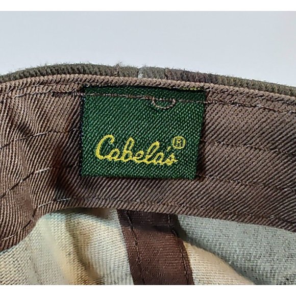 Cabela's Duck Camp Camo Hat Cap Suede Bill Adjustable 50th Anniversary Hunting - Picture 7 of 8